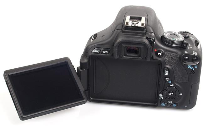 canon 600d screen