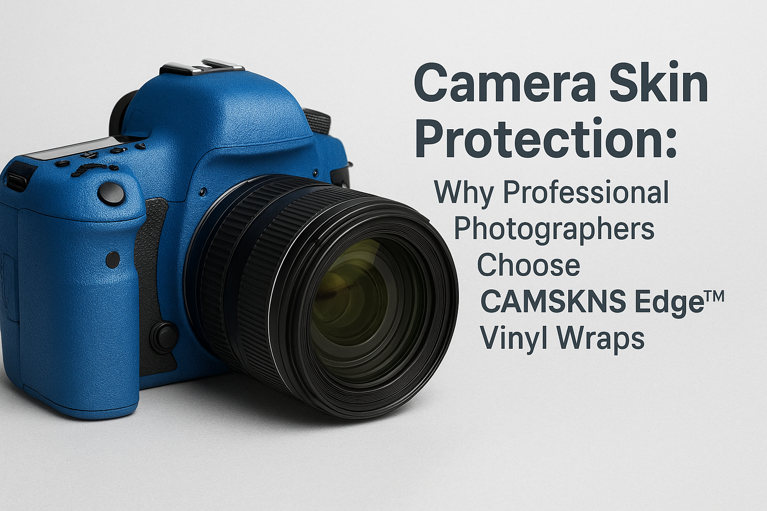 Camera Skin Protection: Why Professional Photographers Choose CAMSKNS Edge™ Vinyl Wraps