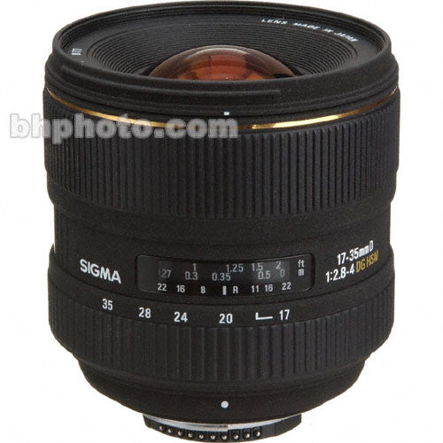 Sigma Zoom Super Wide Angle 17-35mm f/2.8-4.0 EX DG Aspherical HSM Autofocus Lens