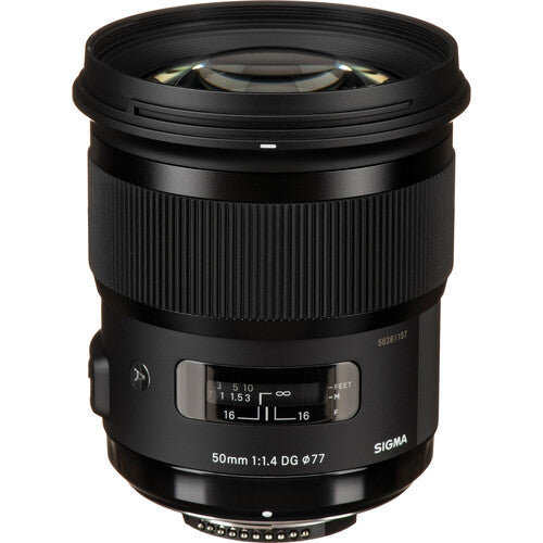 Sigma 50mm f/1.4 DG HSM Art Lens For Nikon, Canon