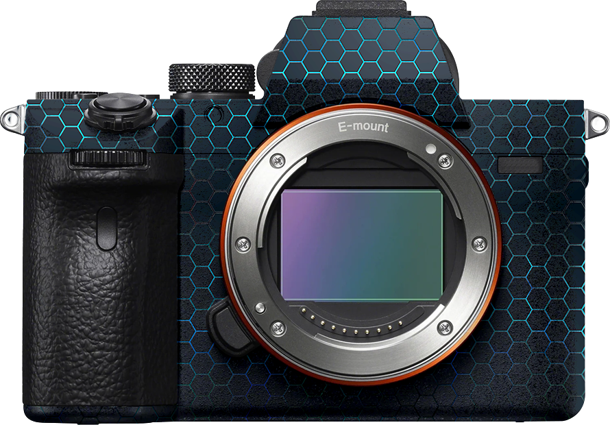 Blue Digital Mesh