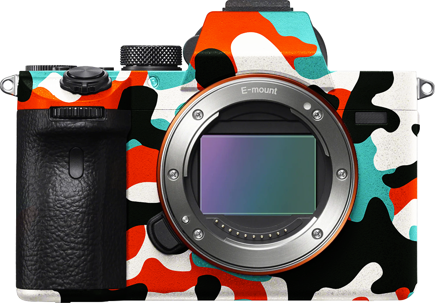 Winter Orange Camo